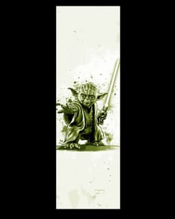 Star Wars Fan Art - Jedi Master Yoda - Set of Bookmarks 3d model