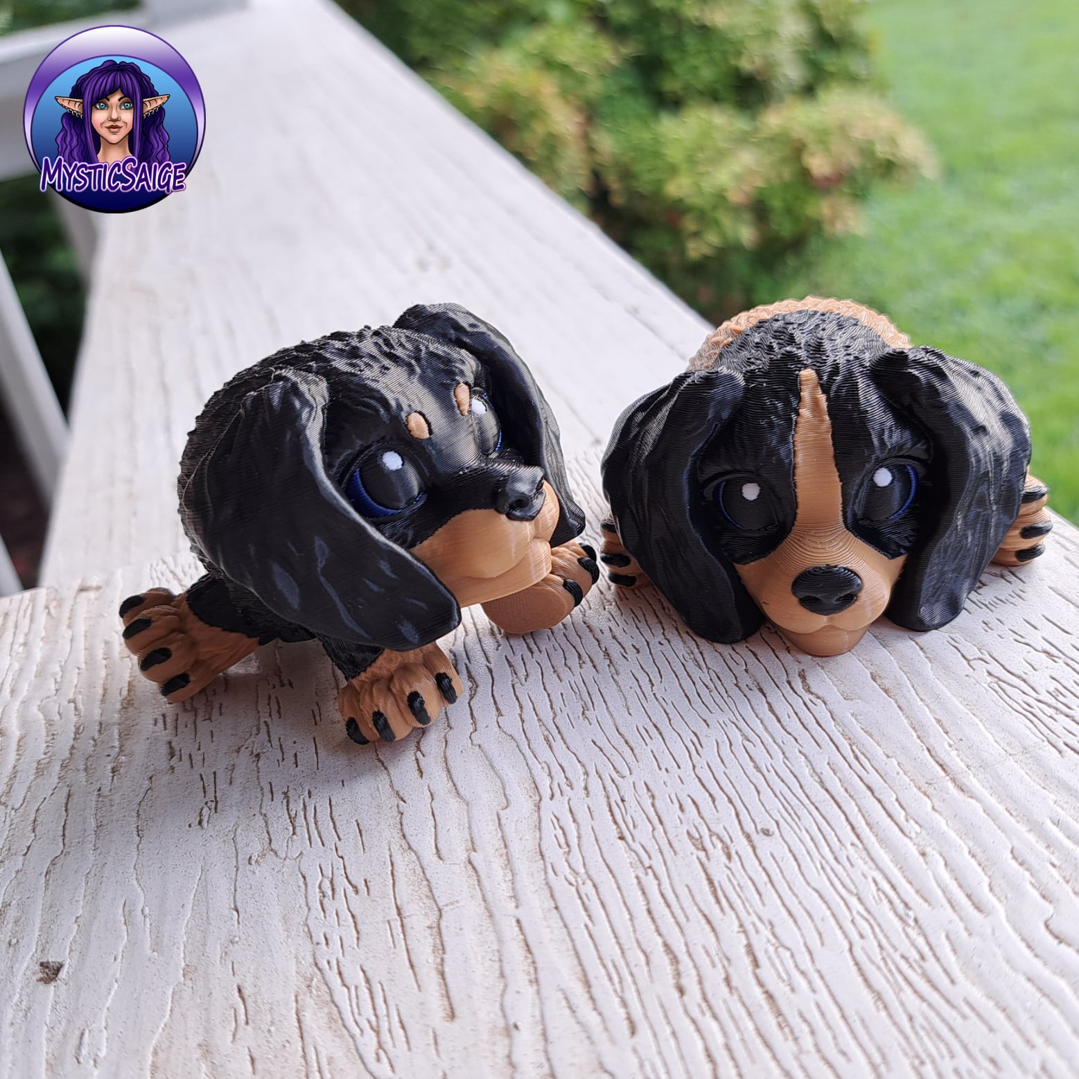 Dachshund Puff - Exclusive Model 3d model
