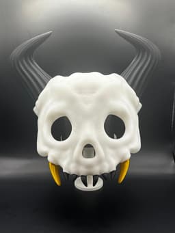 SCARY SKULL BONE MASK 3d model