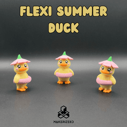 Flexi Summer Duck 3d model