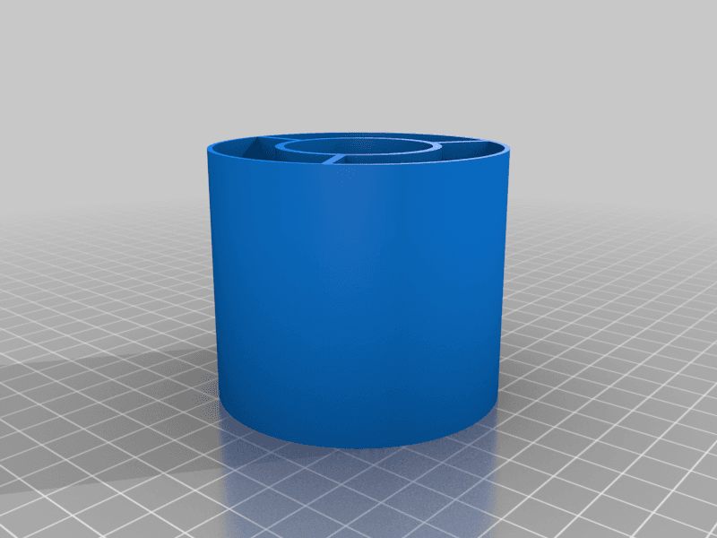 Filamemt spool adapter, 3cm to 6cm 3d model