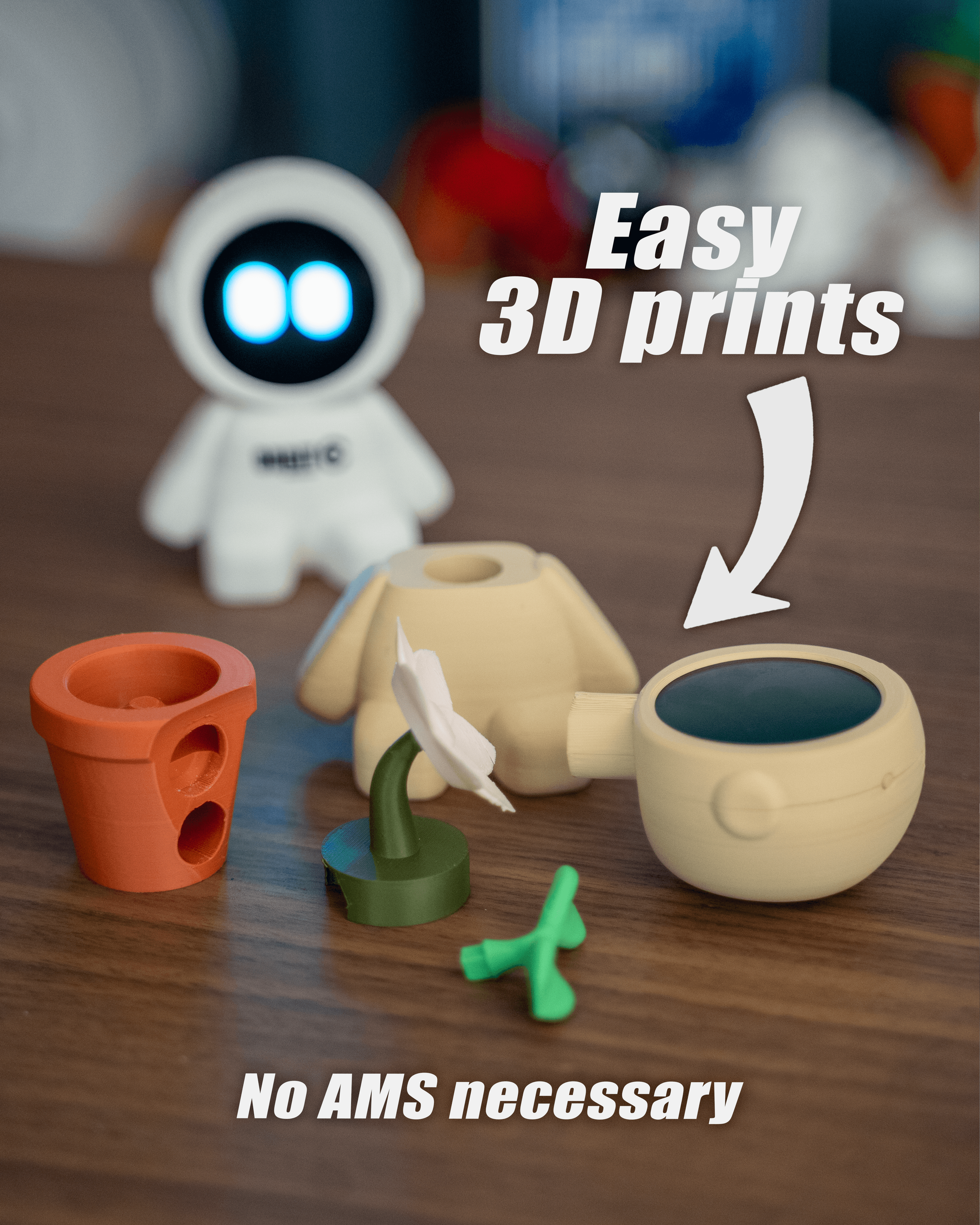 Deskimon - Cute Robots For Your Desk 3d model
