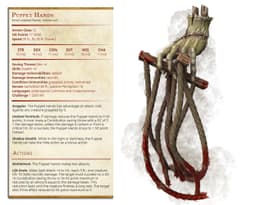 Puppet Hand - Puppet Master Show - PRESUPPORTED - Illustrated and Stats - 32mm scale 3d model