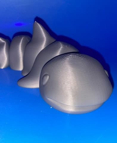 printed in Printed Solid Gun Metal Gray PETG