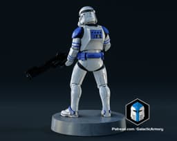 Clone Trooper Figurine - Assault 3d model