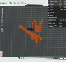 Bunny Dragon - Articulated Easter Dragon - No Supports 3D Print STL/3MF 3d model