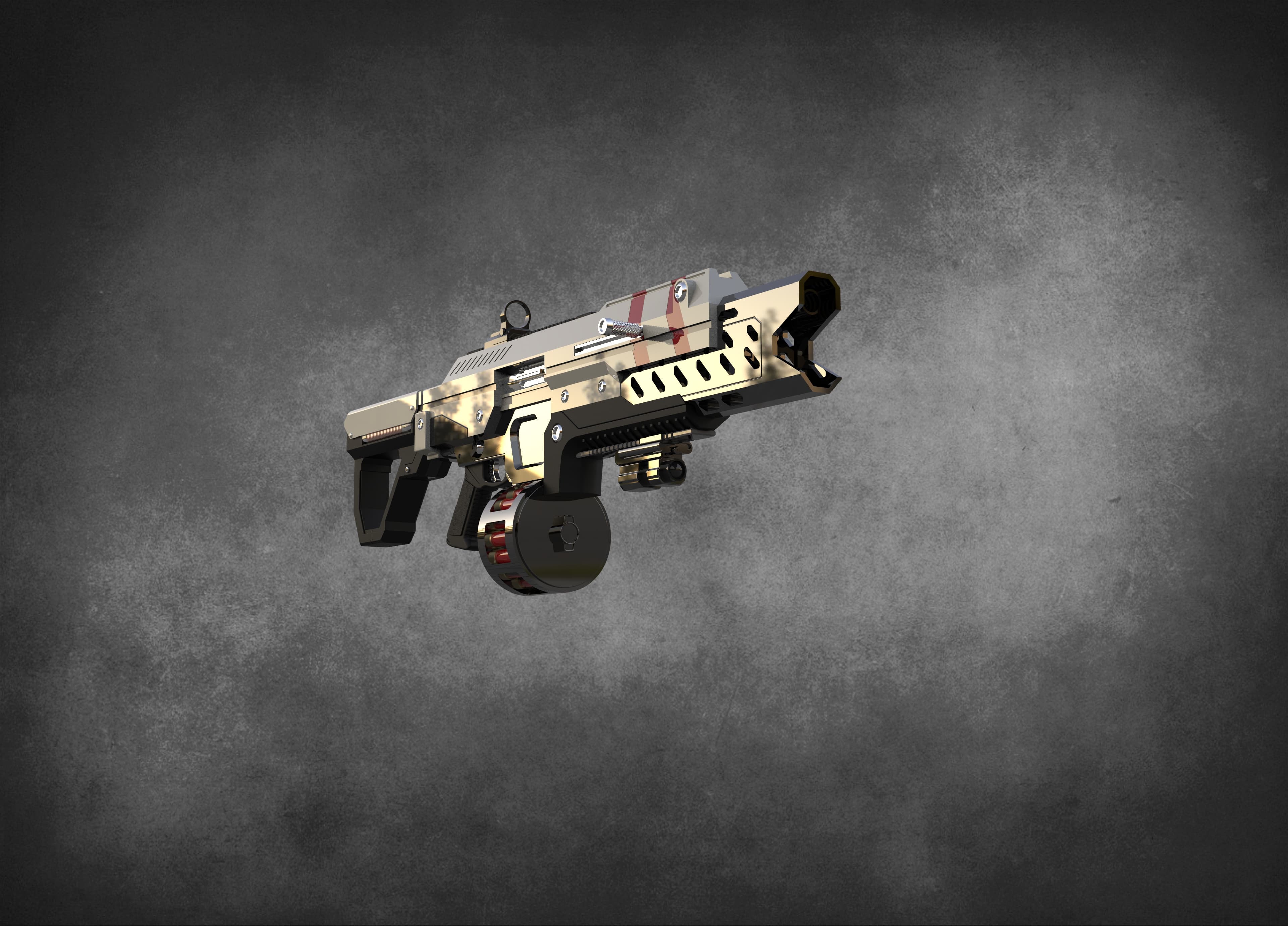 Helldivers 2 - SG225SP Breaker Spray & Pray - High Quality 3D Print Model! 3d model