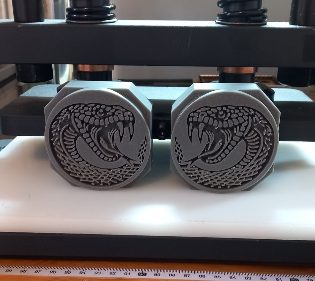 Leather Stamps 75mm Serpent #2 3d model