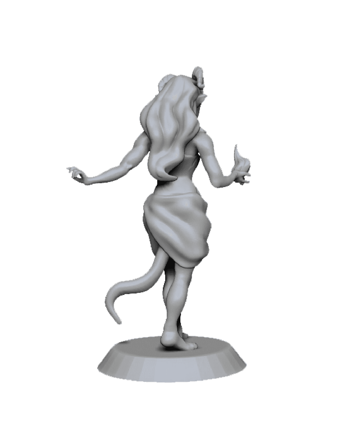 Ellaria, Female Tiefling [Pre-Supported]  3d model