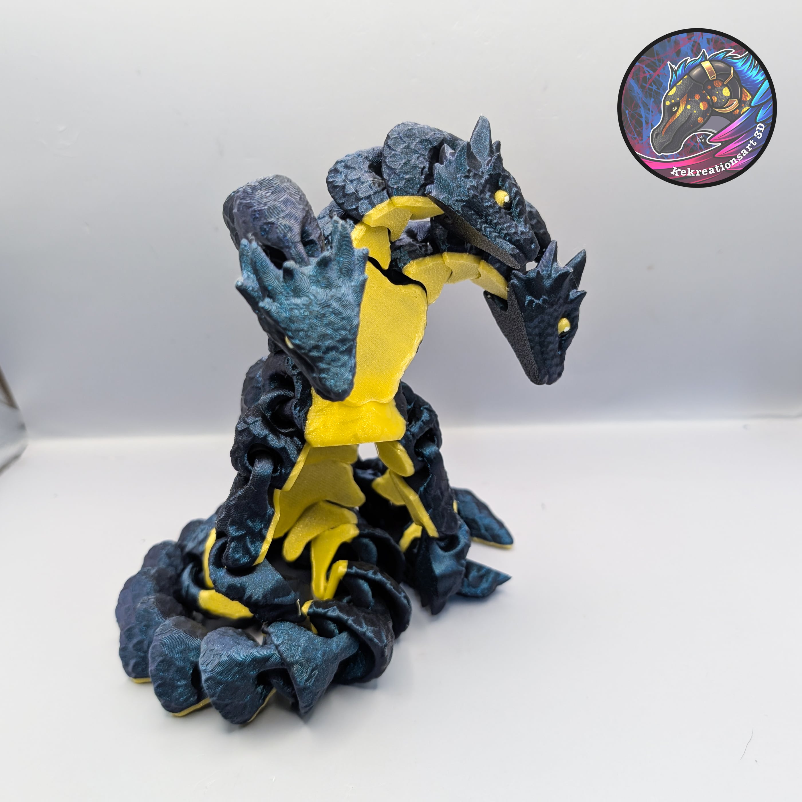 flexi hydra dragon 3d model