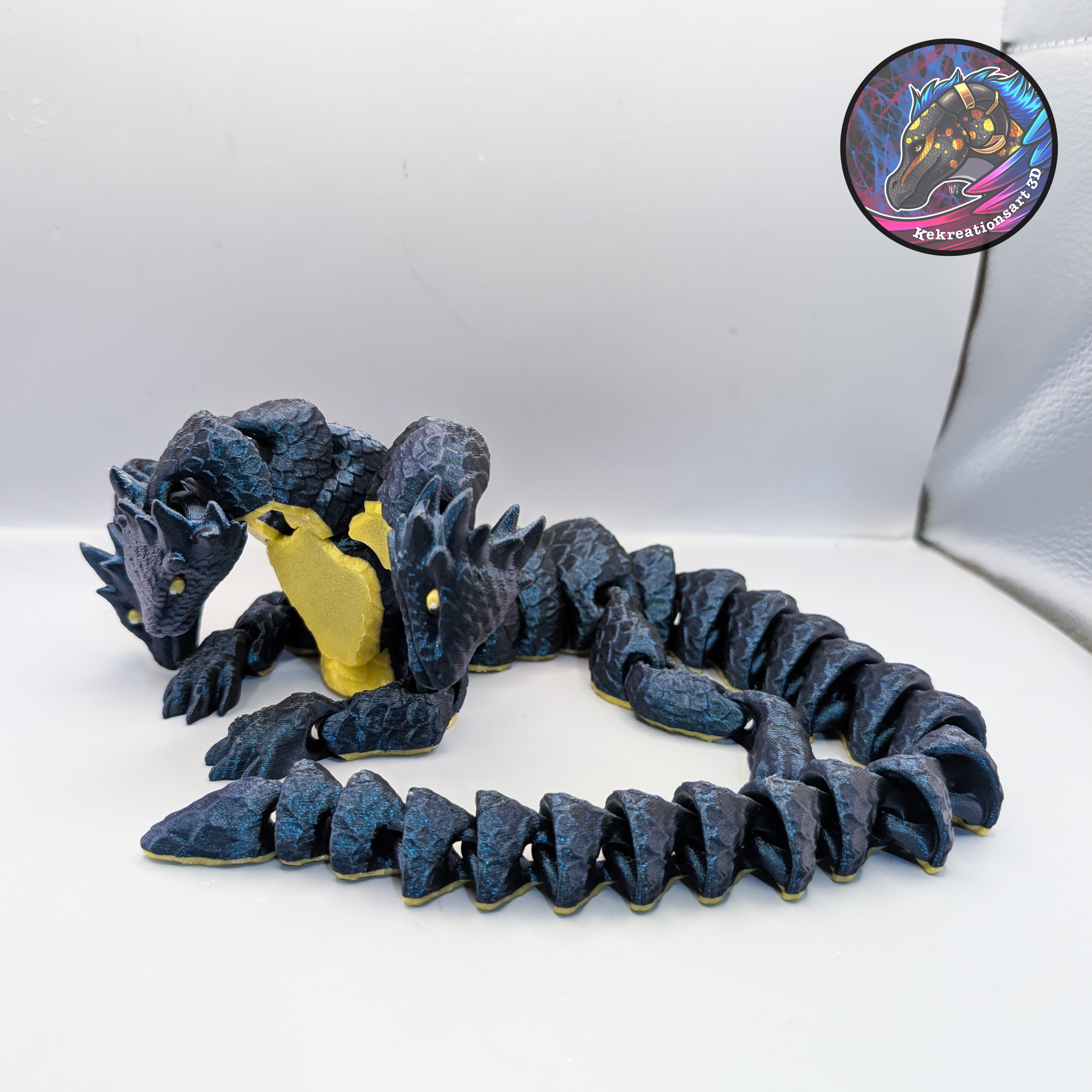 flexi hydra dragon 3d model