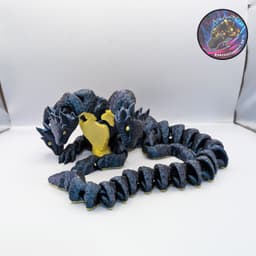 flexi hydra dragon 3d model