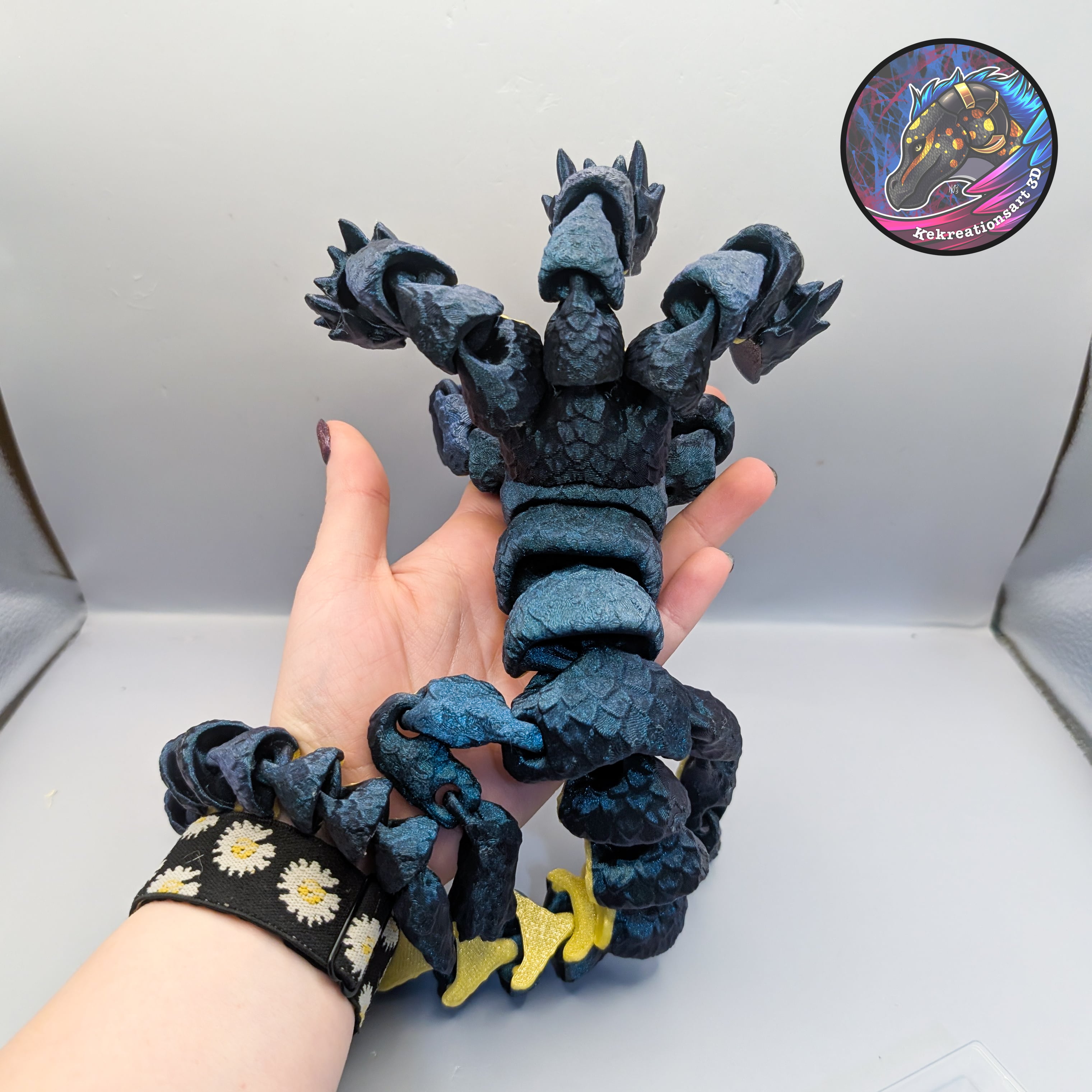 flexi hydra dragon 3d model