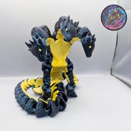 flexi hydra dragon 3d model