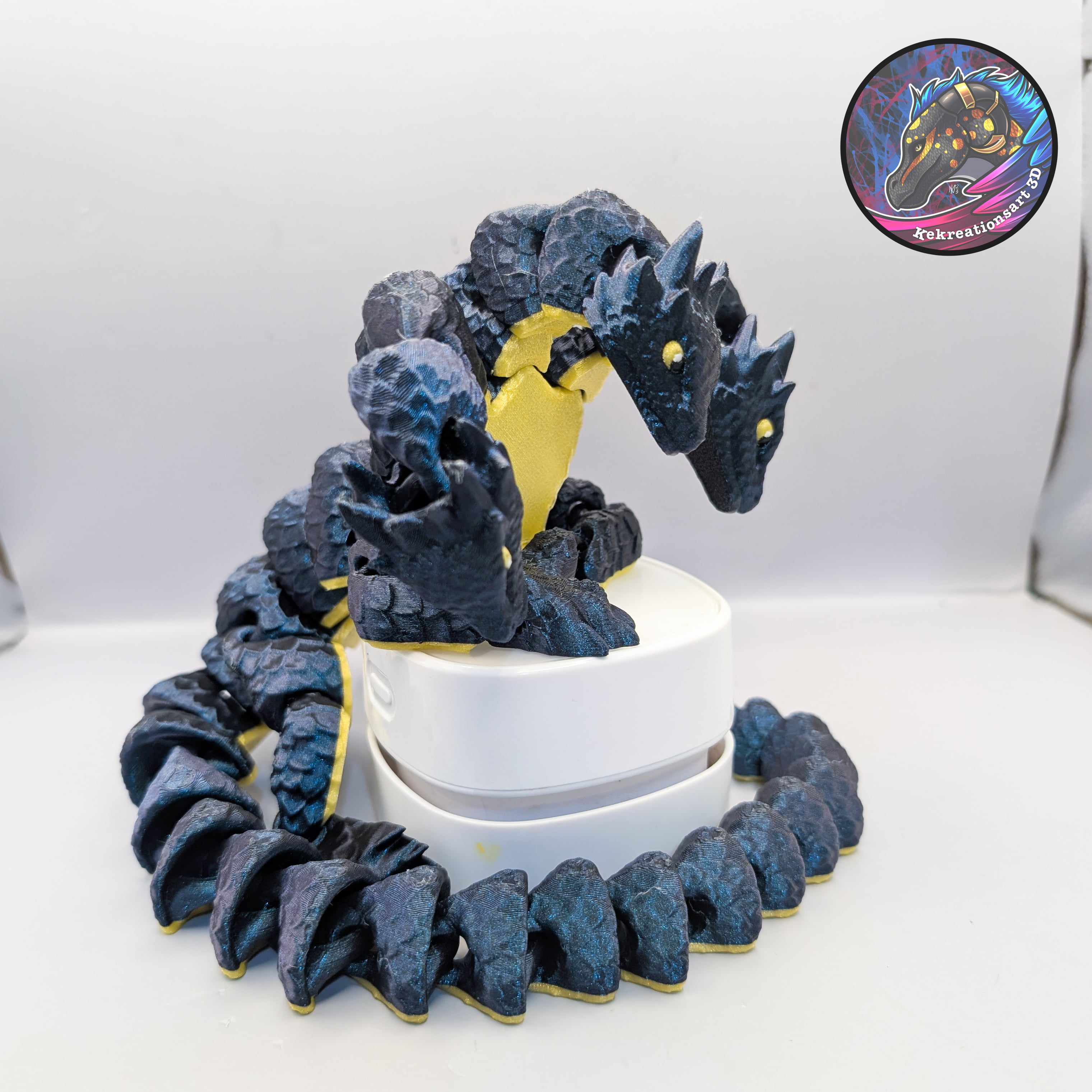 flexi hydra dragon 3d model