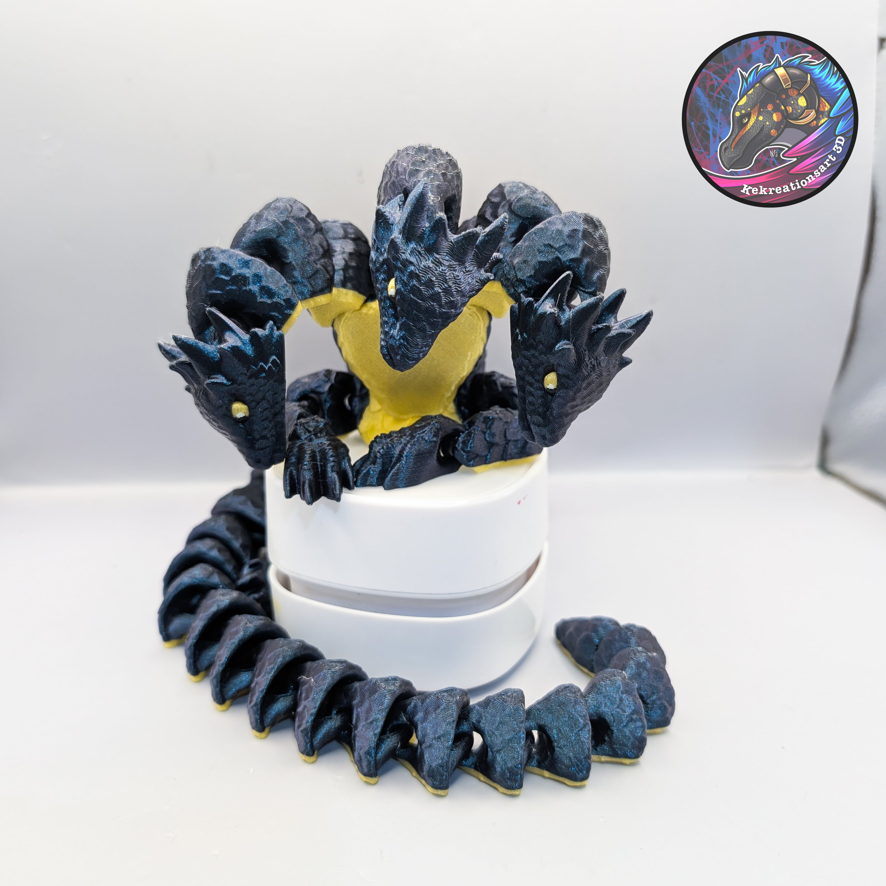flexi hydra dragon 3d model