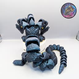 flexi hydra dragon 3d model