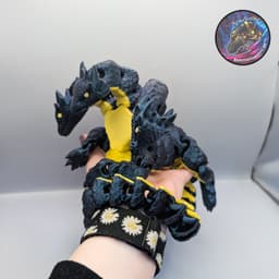 flexi hydra dragon 3d model