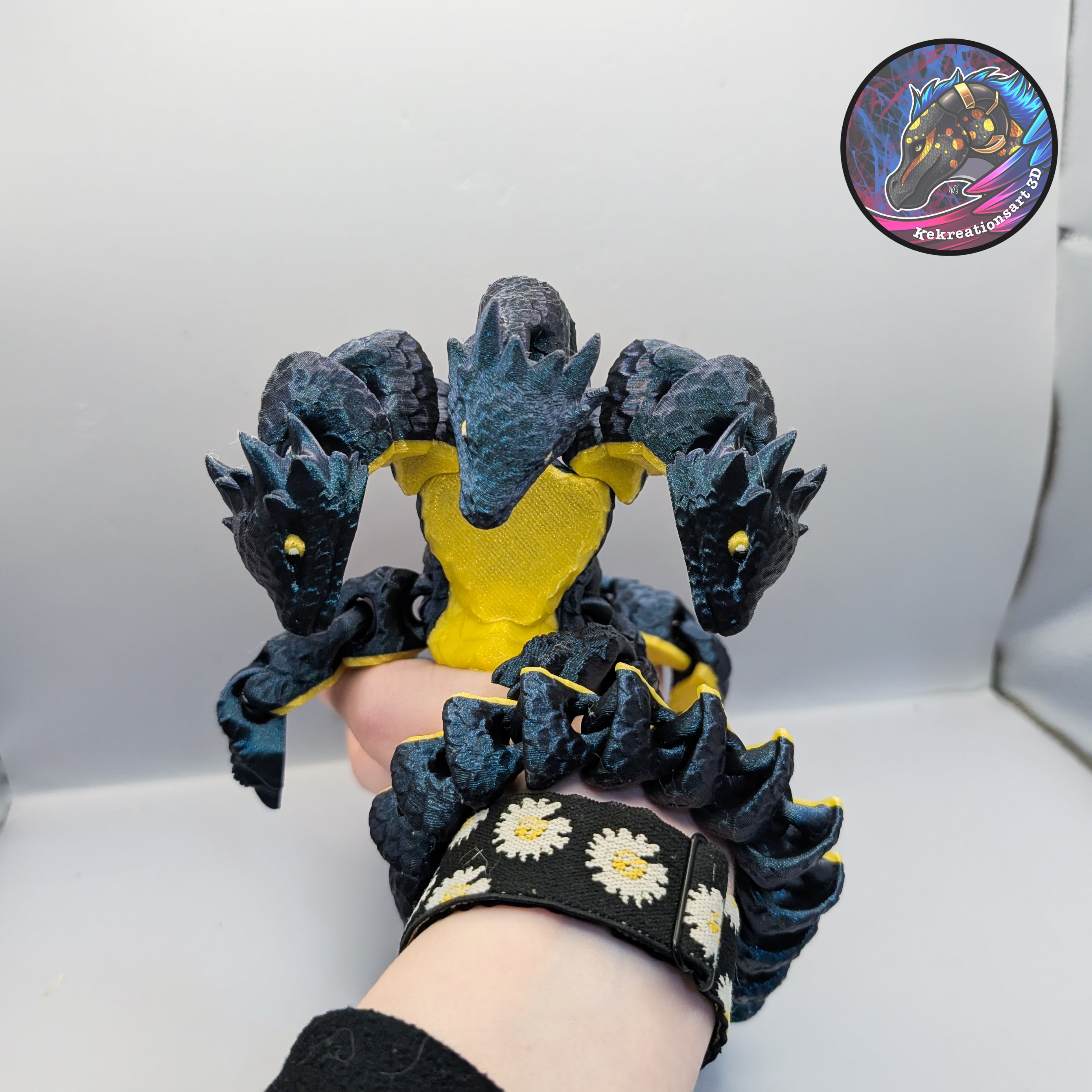 flexi hydra dragon 3d model