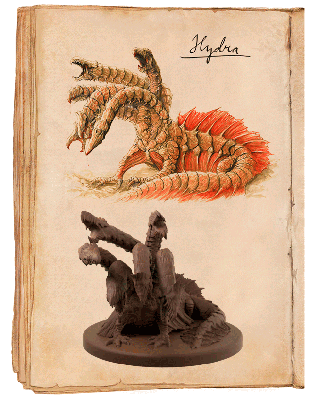 Hydra - 3Demonster 3d model