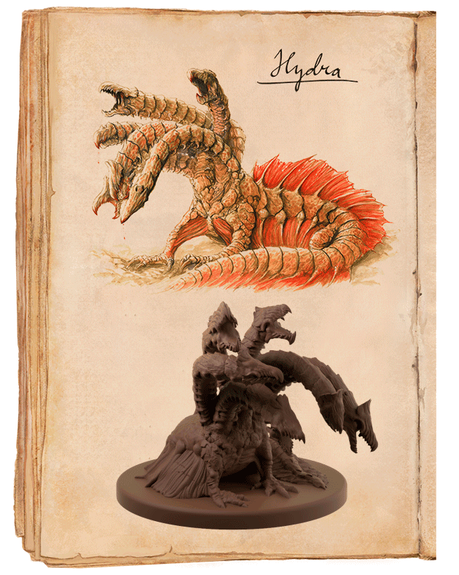 Hydra - 3Demonster 3d model