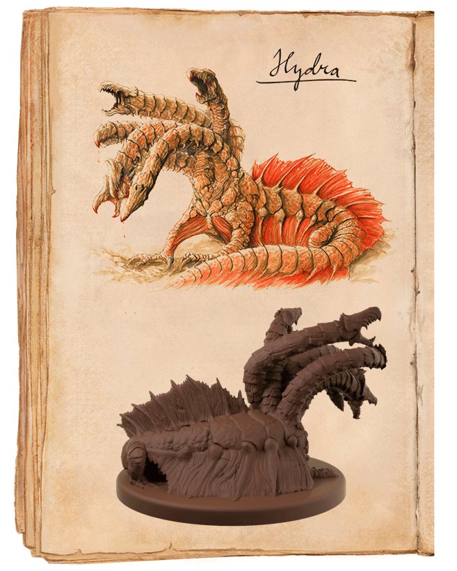 Hydra - 3Demonster 3d model