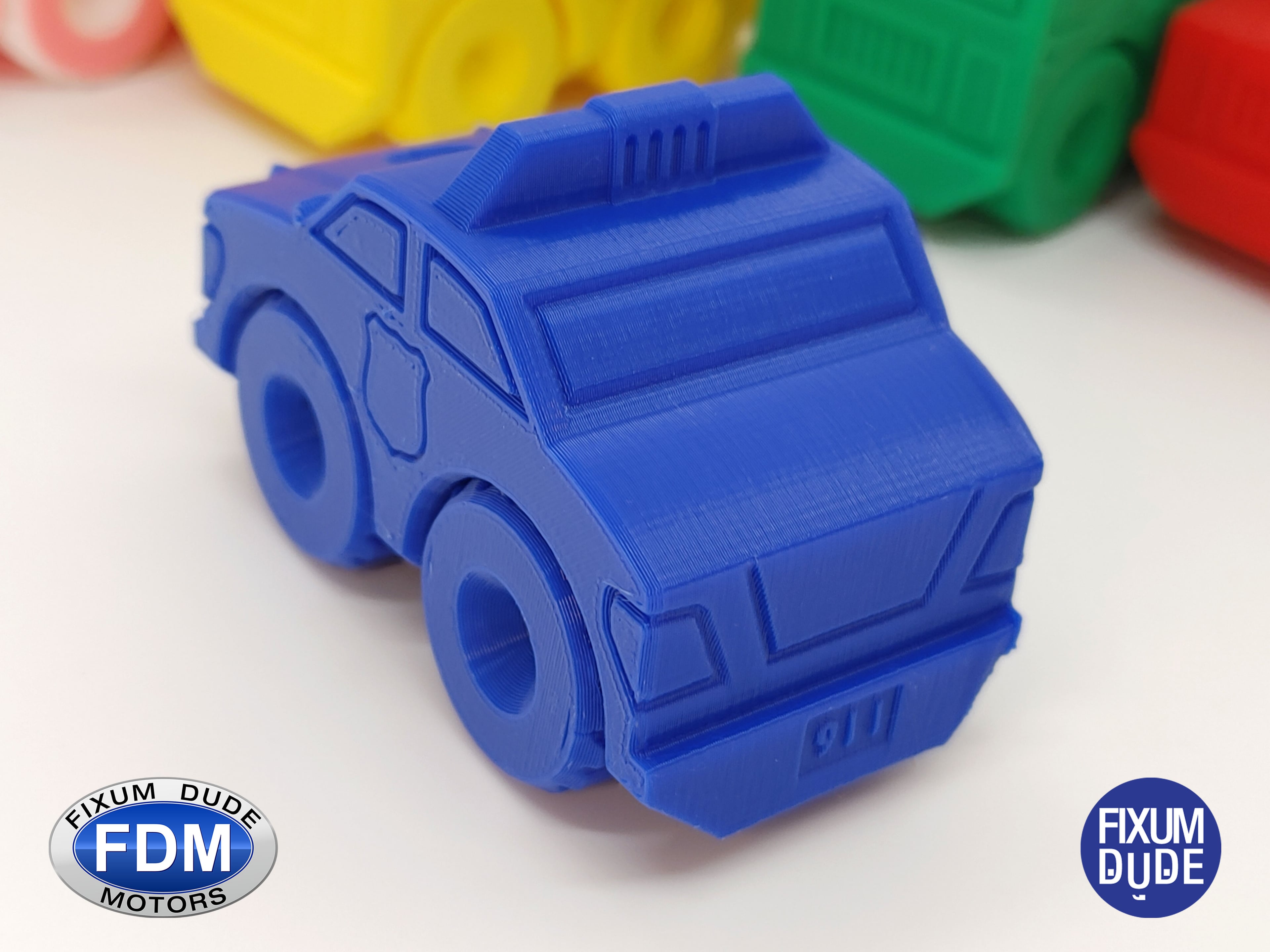 Fixum Dude Motors PiP Police Car 3d model