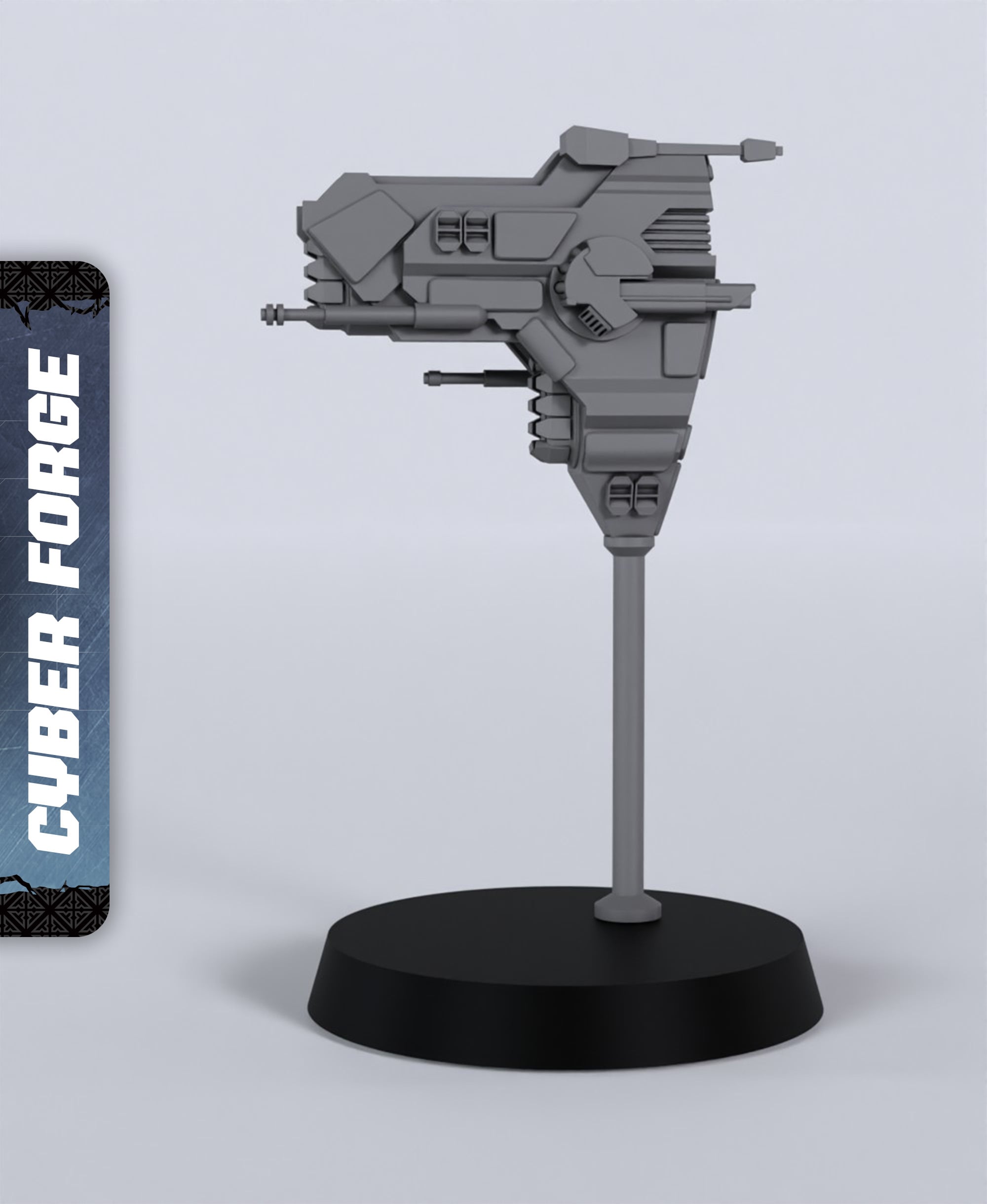 Spaceship Explorer - With Free Cyberpunk - Sci-Fi Gift Ideas for RPG and Wargamers 3d model