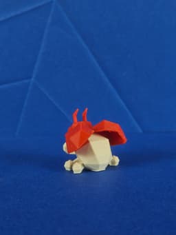Ledyba Low Poly Pokemon 3d model