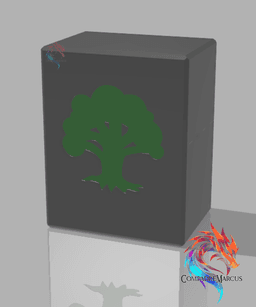 MTG Deck case set of 12 / no supoorts / 3mf included 3d model