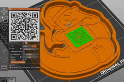 Put your Wish List QR Code on a Cookie with PrusaSlicer 2.7 3d model