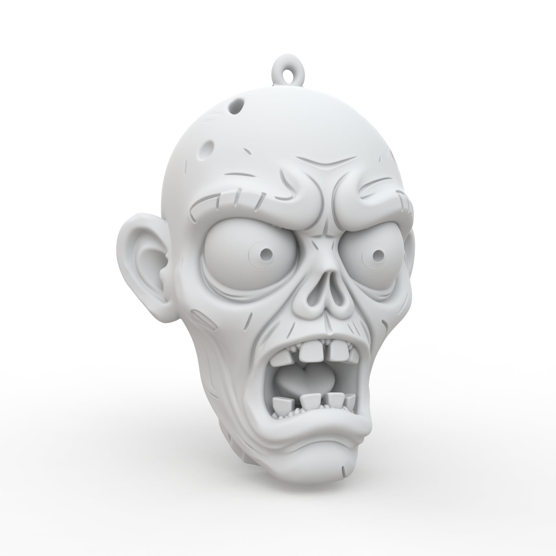 Zombie Keychain 3d model