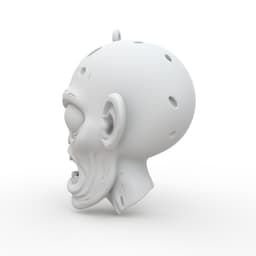 Zombie Keychain 3d model