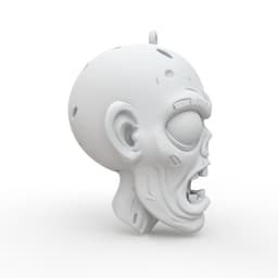 Zombie Keychain 3d model