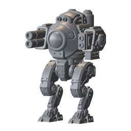Mech Forge Storm Titan 3D Printable Walker Mech Miniature for Tabletop Games 3d model
