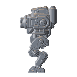 Mech Forge Storm Titan 3D Printable Walker Mech Miniature for Tabletop Games 3d model