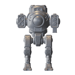 Mech Forge Storm Titan 3D Printable Walker Mech Miniature for Tabletop Games 3d model