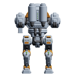 Mech Forge Storm Titan 3D Printable Walker Mech Miniature for Tabletop Games 3d model