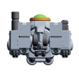 Mech Forge Storm Titan 3D Printable Walker Mech Miniature for Tabletop Games 3d model