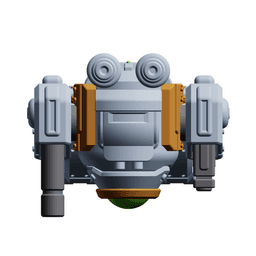 Mech Forge Storm Titan 3D Printable Walker Mech Miniature for Tabletop Games 3d model