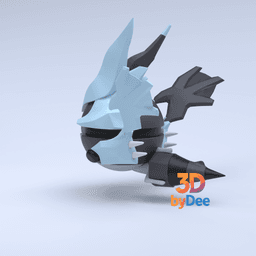 Kyurem (Black) Pokeball 3d model