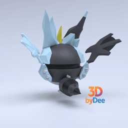 Kyurem (Black) Pokeball 3d model