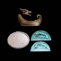 Dragon Ship Dice Tower 3d model