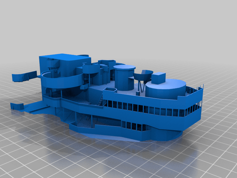 Ship missouri 3d model