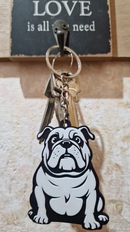 Dog keychain 12 3d model
