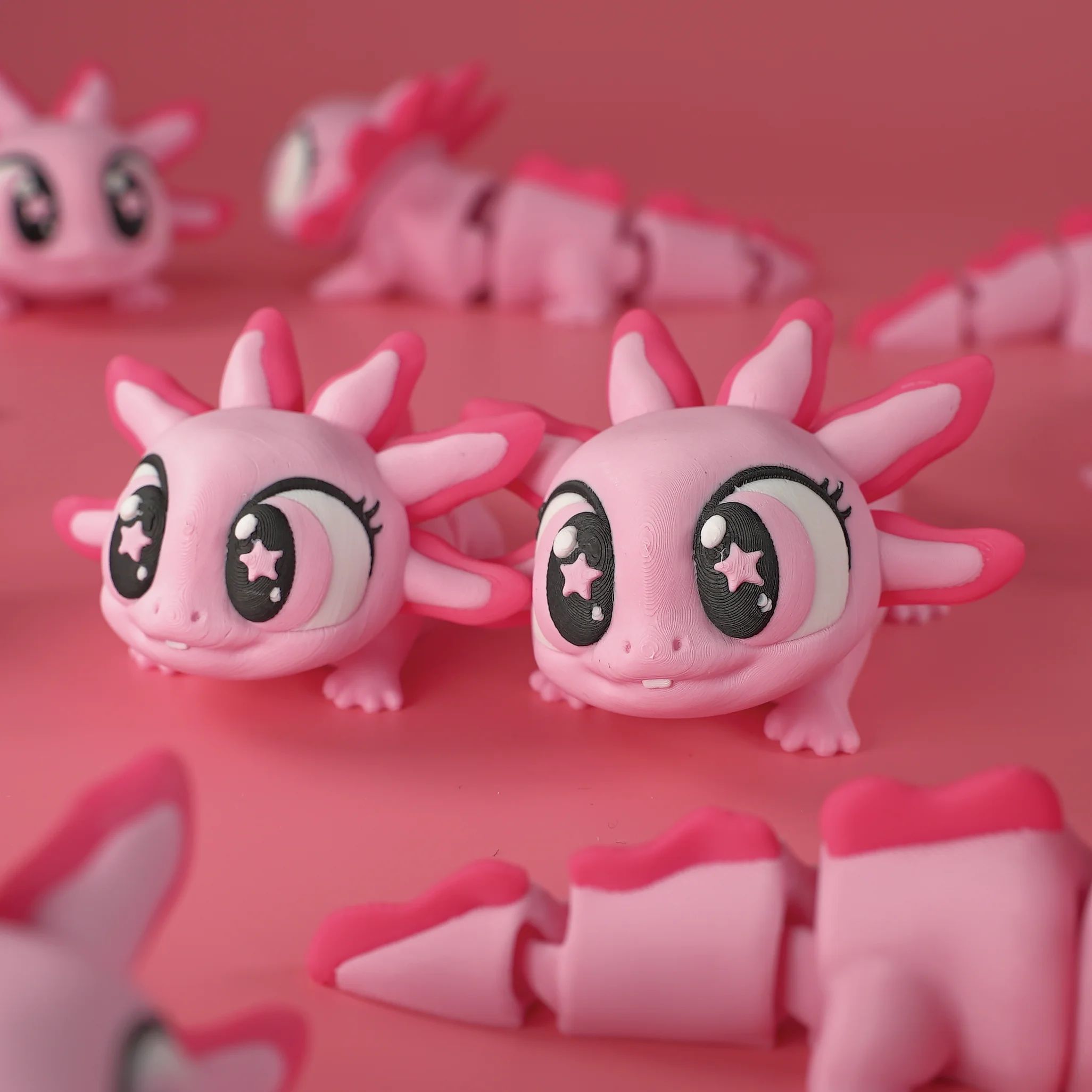 Articulated Axolotl 3d model