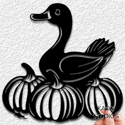 pumpkin nest wall art fall decor Autumn decoration 3d model