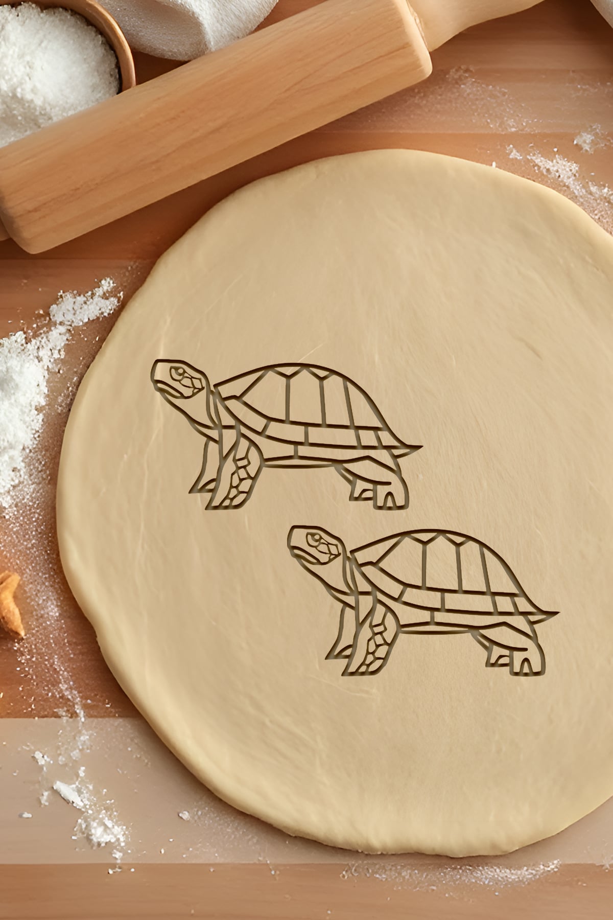 Turtle Cookie Cutter, Biscuit Cutter 3d model