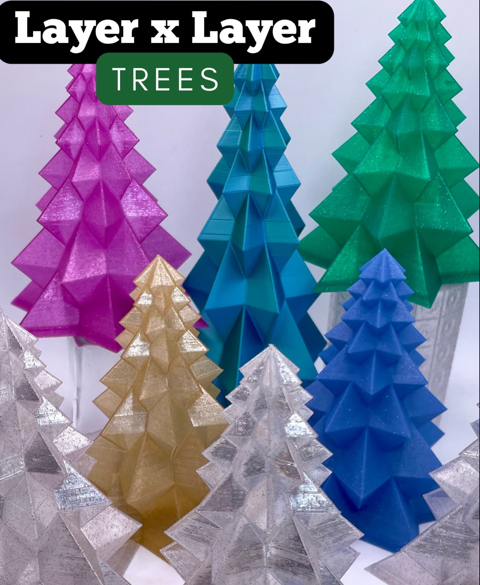 Christmas Tree Tea Light - Love these in all sizes and colours!! - 3d model