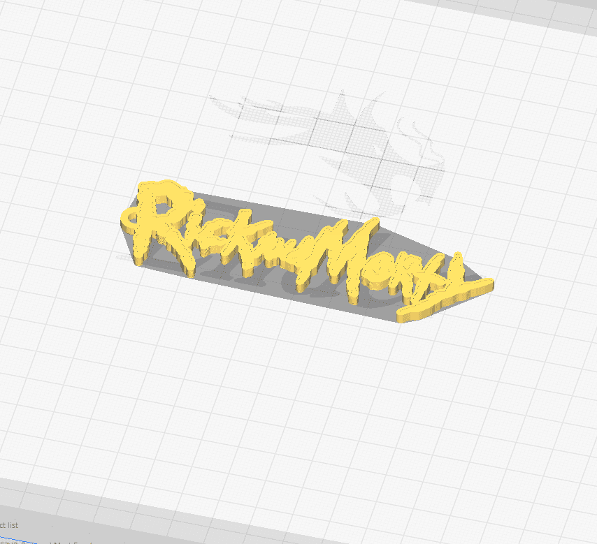 Rick and Morty - KEYCHAIN 3d model
